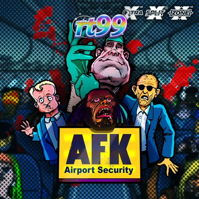 Tampilan visual slot AFK Airport Security dengan tema bandara